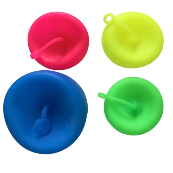 BESTSKY 4 PCS Large Bubble Ball Magic Bubble Balls Transparent Bounce Balloon Inflatable Water Ball Beach Garden Ball Soft Rubber Ball Outdoor Party