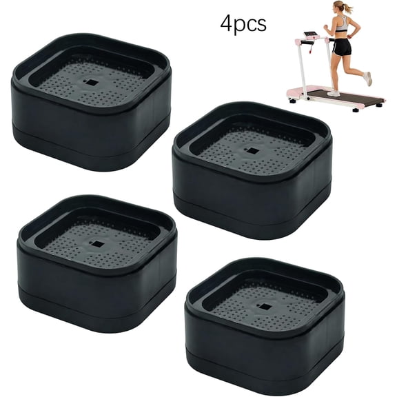 BESTSKY 4-Pack Treadmill Incline Riser Blocks,Stackable Walking Pad Incline Blocks,Treadmill Height Lift Attachment,Non-Slip Incline Risers for Walking Pad,Elevator Pads for Gym and Home