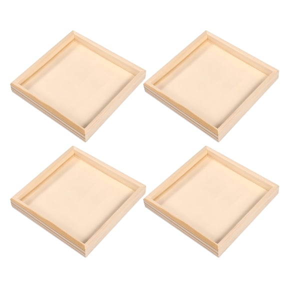 BESTSKY 4 Pcs Puzzles Block Tray Jigsaw Table Board Three-dimensional