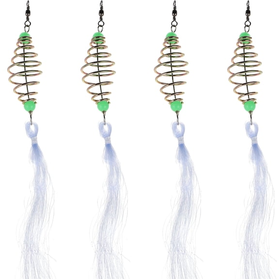 BESTSKY 4 Pcs Saltwater Fishing Cast Net Bait Trap Fish Throw Net Freshwater Casting Net