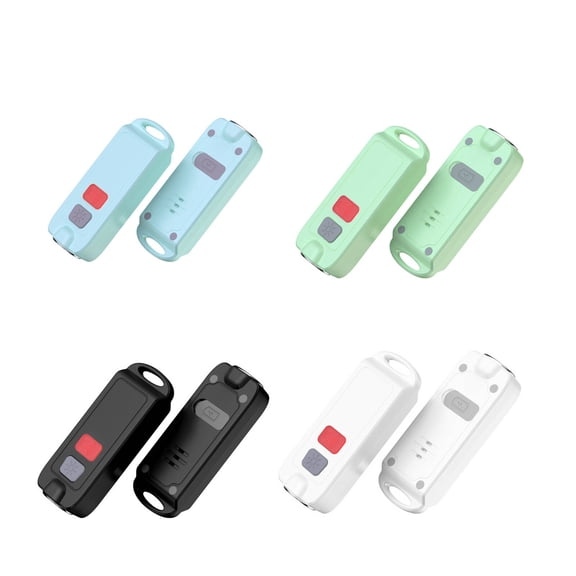 BESTSKY 4 Pcs Self Defense Keychain Personal Safety Security Alarm with LED Light Waterproof 130DB Personal Alarms for Women Girls and Elderly People