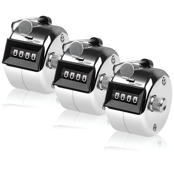 BESTSKY 4-digit Clicker Counter, Metal Hand Tally Counters for Counting, Golf Sco