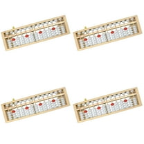 BESTSKY 4Pcs Abacus,13Rows Wooden Toddler Toy, Counters for Kids Math,Style1