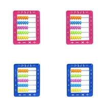 BESTSKY 4Pcs Abacus,5Rows Counting Toy, Math Manipulatives Preschool,Color_Mixing1