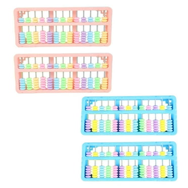 BESTSKY 4Pcs Abacus,13Rows Math Counters for Kids, Math Manipulatives 3Rd Grade,Color_Mixing1