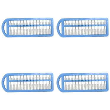 BESTSKY 4Pcs Abacus,5Rows Counting Toys, Math Manipulatives Kindergarten,Blue