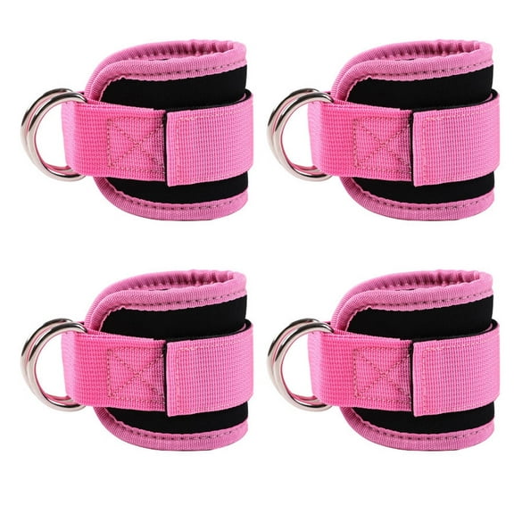 BESTSKY 4Pcs Ankle Brace Comfort-Fit Ankle Braces for Men,Versatile Foot Sleeve for Weightlifting and Running,Pink