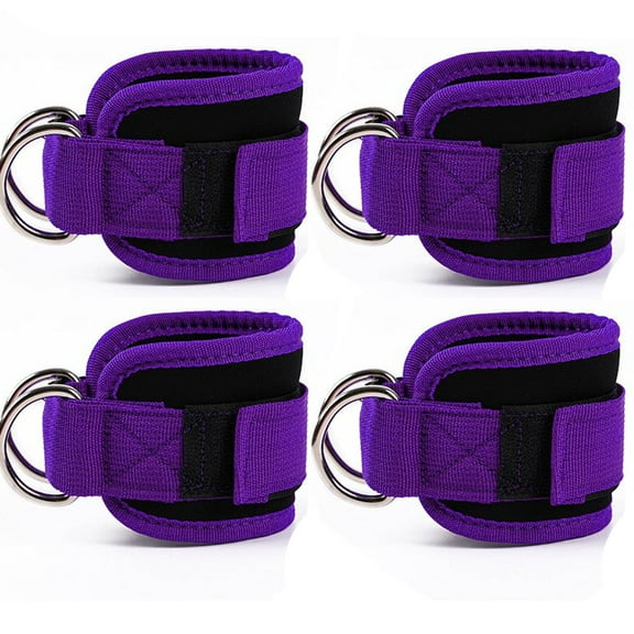 BESTSKY 4Pcs Ankle Brace,Powerful Ankle Brace for Women,Adjustable Supportive Ankle Braces for Men,Secure Foot Sleeve for Intense Workouts and Sports,Purple