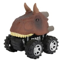 BESTSKY Dinosaur Truck,Pull Back Drive Mode Truck Toy,Dual Effect Play Toy Trucks for Boys Age 4-7