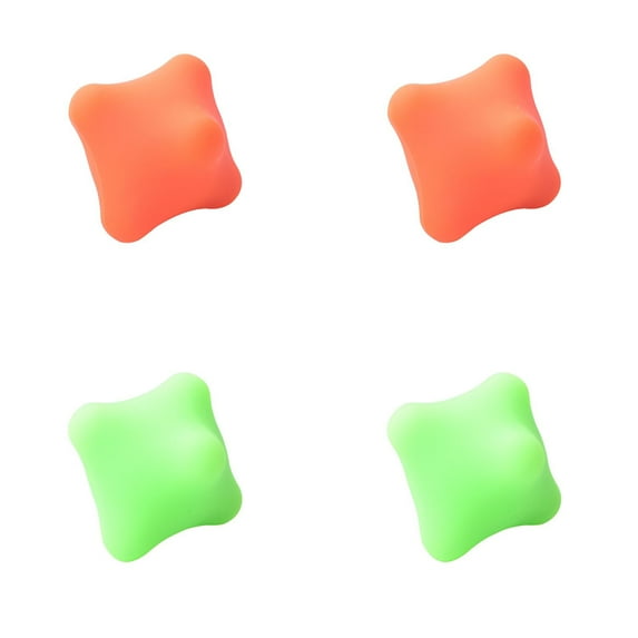 BESTSKY 4Pcs Massage Ball,Lively and Multi-Color Options Massage Roller Ball,Elastic Build Shape Retention Trigger Point Ball,Color Mixing1