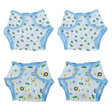 BESTSKY 4Pcs Reborn Doll Clothes Cartoon Prints 20 inch Baby Doll Clothes Suitable for All Seasons Realistic Baby Doll Accessories