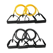BESTSKY 4Pcs Resistance Bands,Strength Training Resistance Bands with Handles,Workout Bands Exercise Bands,Combination Style1,15Lb
