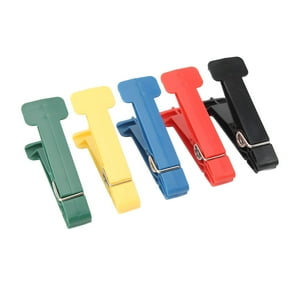 BESTSKY 5 Pack Graded Pinch Pin Exerciser, Metal Spring Finger Strengthener for Hand Therapy and Grip Training, Progressive Resistance Clips for Finger Wrist Rehabilitation and Conditioning