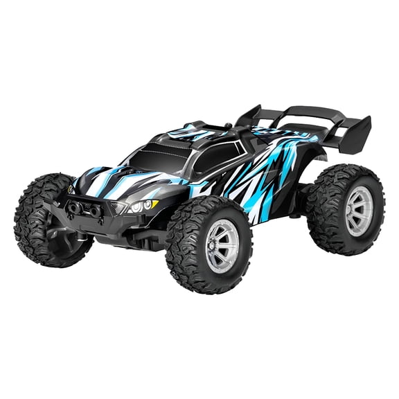BESTSKY 50 Mph Mini RC Car Off Road Truck 1:32 Scale Toy Car Rechargeable Remote Control Car High Speed 2WD Electric Vehicle With Radio Controller Translucent Body Lighting