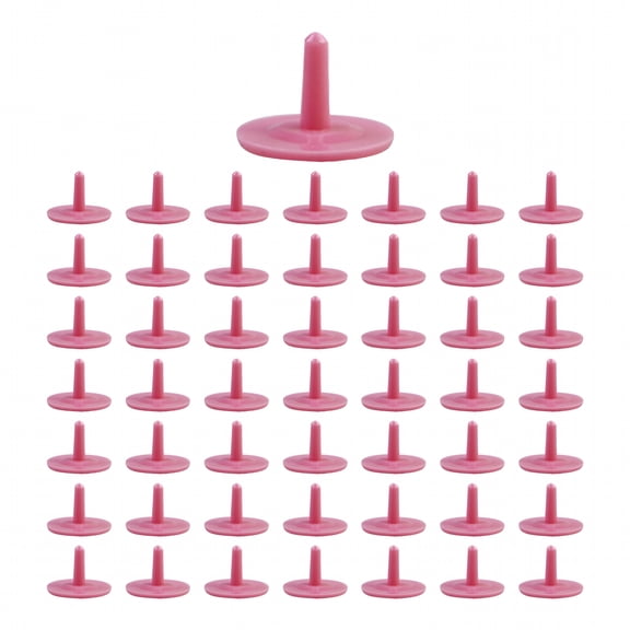 BESTSKY 50 Pcs Golf Ball Marker Bulk Ball Position Markers Multicolor Plastic Flat Round Position Markers Lightweight Golf Accessory