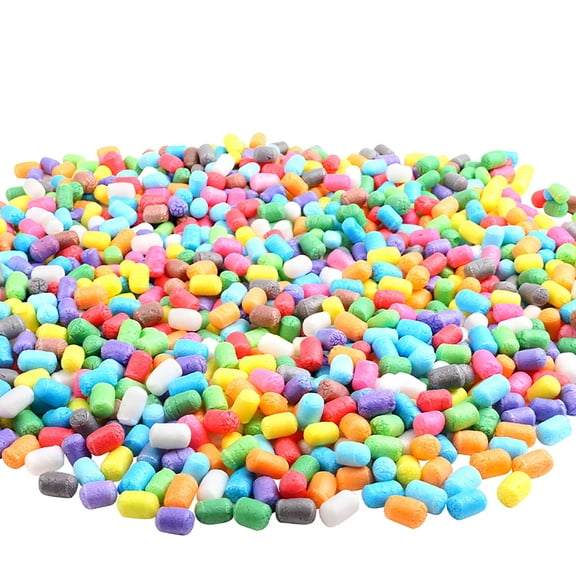 BESTSKY 500 Pcs Magic Corn Foam Craft Kit, DIY Sticking Building Blocks with Tools, Educational Arts and Crafts for Kids, Kindergarten School Projects