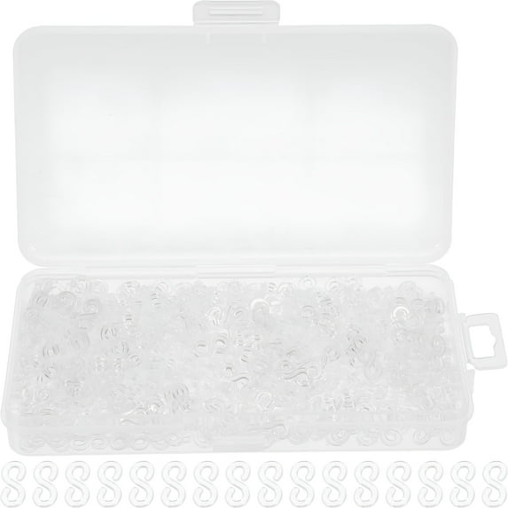 BESTSKY 500Pcs Bracelet Kit Clip Loom Rubber Band Clips Colorful Rubber Band Connectors