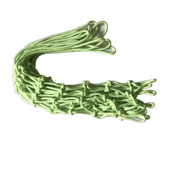 BESTSKY 50cm Self Luminous Basketball Net Replacement Nylon Ball Shooting Net for Daily Training Green