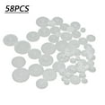 BESTSKY 58 Pcs Plastic Gears Set, 0.5 Modulus Shaft Gearbox Kit for ...