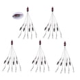 thumbnail image 1 of BESTSKY 5Pcs Fishing Rig 5 Arms 4 Blades 21.5cm Float Rig Umbrella Fishing Lures, 1 of 6
