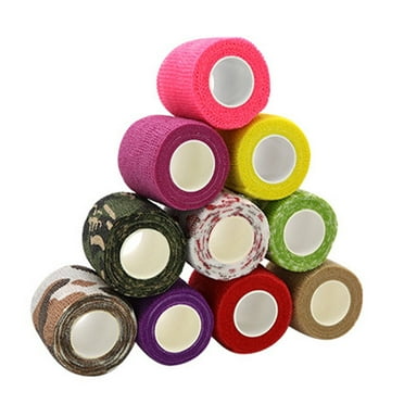 BESTSKY 5Pcs Kinesiology Tape,Body Recovery Finger Tape,Stretch Support Prewrap Athletic Tape,Style 1