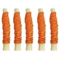 thumbnail image 1 of BESTSKY 5Pcs Rabbit Chew Toys,Bamboo Rolls Rabbit Toys,Eco-Friendly Bamboo Chew Rolls Guinea Pig Toys,Orange, 1 of 5