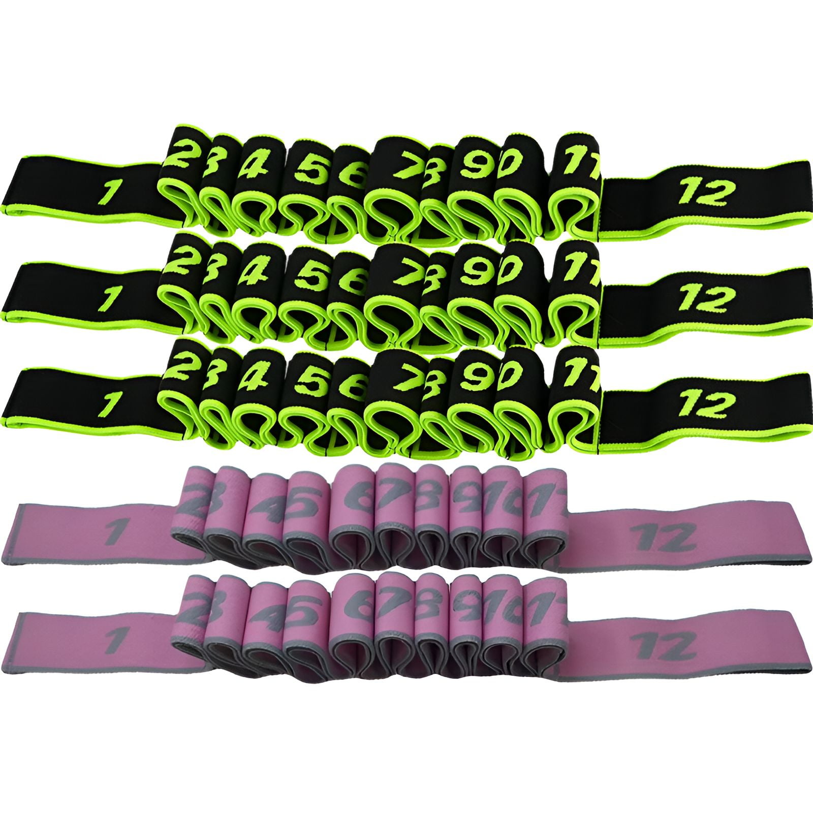 Thefitlife Exercise Resistance Bands With Handles 5 Fitness Workout Bands Desert