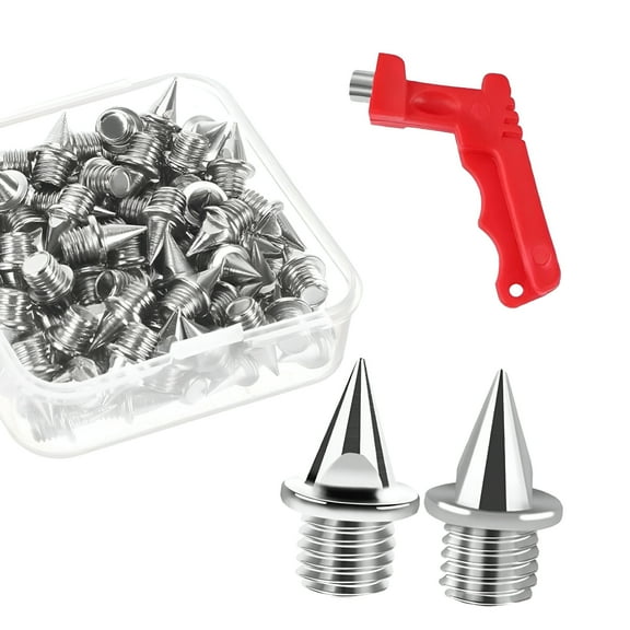 BESTSKY 60 Pieces Track Shoe Spikes Track and Field Running Spikes for Sports Adults