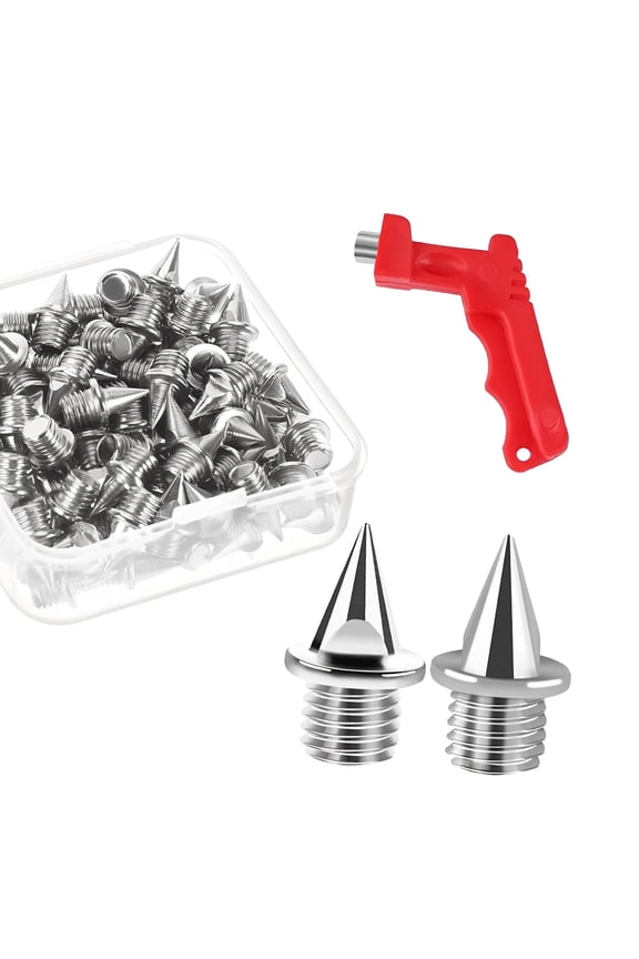 60 Pieces Track Shoe Spikes Track and Field Running Spikes for Sports Adults