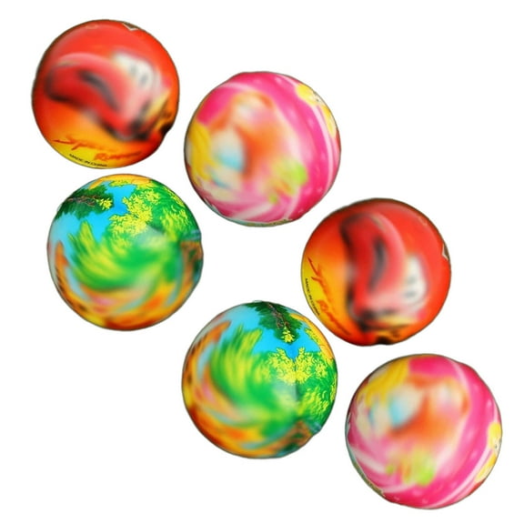 BESTSKY 6Pcs Baseballs Zipper Pocket Design Training Baseballs Adjustable Design Foam Practice Ball Style7