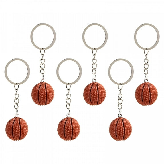 BESTSKY 6Pcs Basketball Keychains for Kids Party Favors Supplies School ...