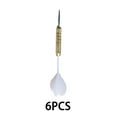 thumbnail image 1 of CYFW 6Pcs Darts Kid-Safe Steel Tip Darts,Perfect Darts Metal Tip Set for Family Fun,White, 1 of 2