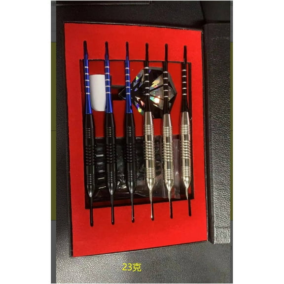 BESTSKY 6Pcs Darts Premium Aluminum Alloy Steel Tip Darts,Enhanced Accuracy Darts Metal Tip Set for Social Games,Style2