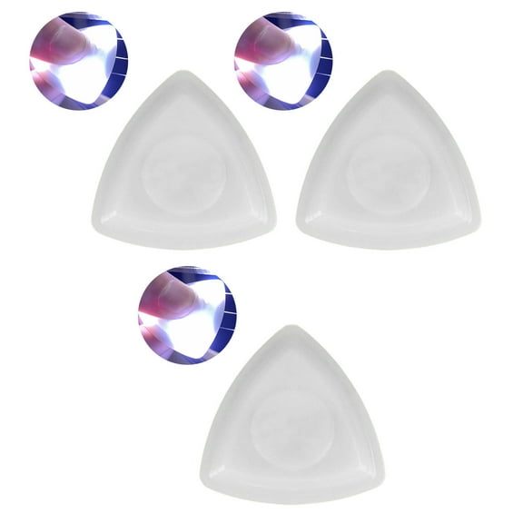 BESTSKY 6Pcs Guitar Picks,Speed Optimized Guitar Accessories,Accurate Guitar Pick for Quick Strumming,White