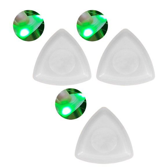 BESTSKY 6Pcs Guitar Picks,Stabilized Play Guitar Accessories,Easy Grip Guitar Pick for Comfortable Use,Green