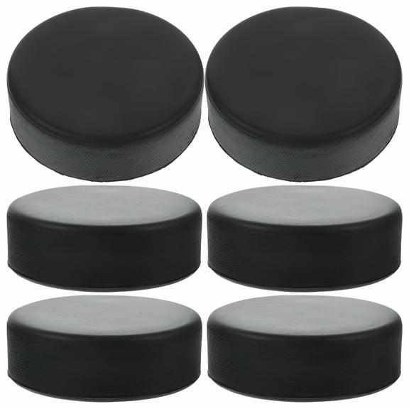 BESTSKY 6Pcs Ice Hockey Pucks Hockey Training Puck Replacement Practicing Puck Hockey Accessory