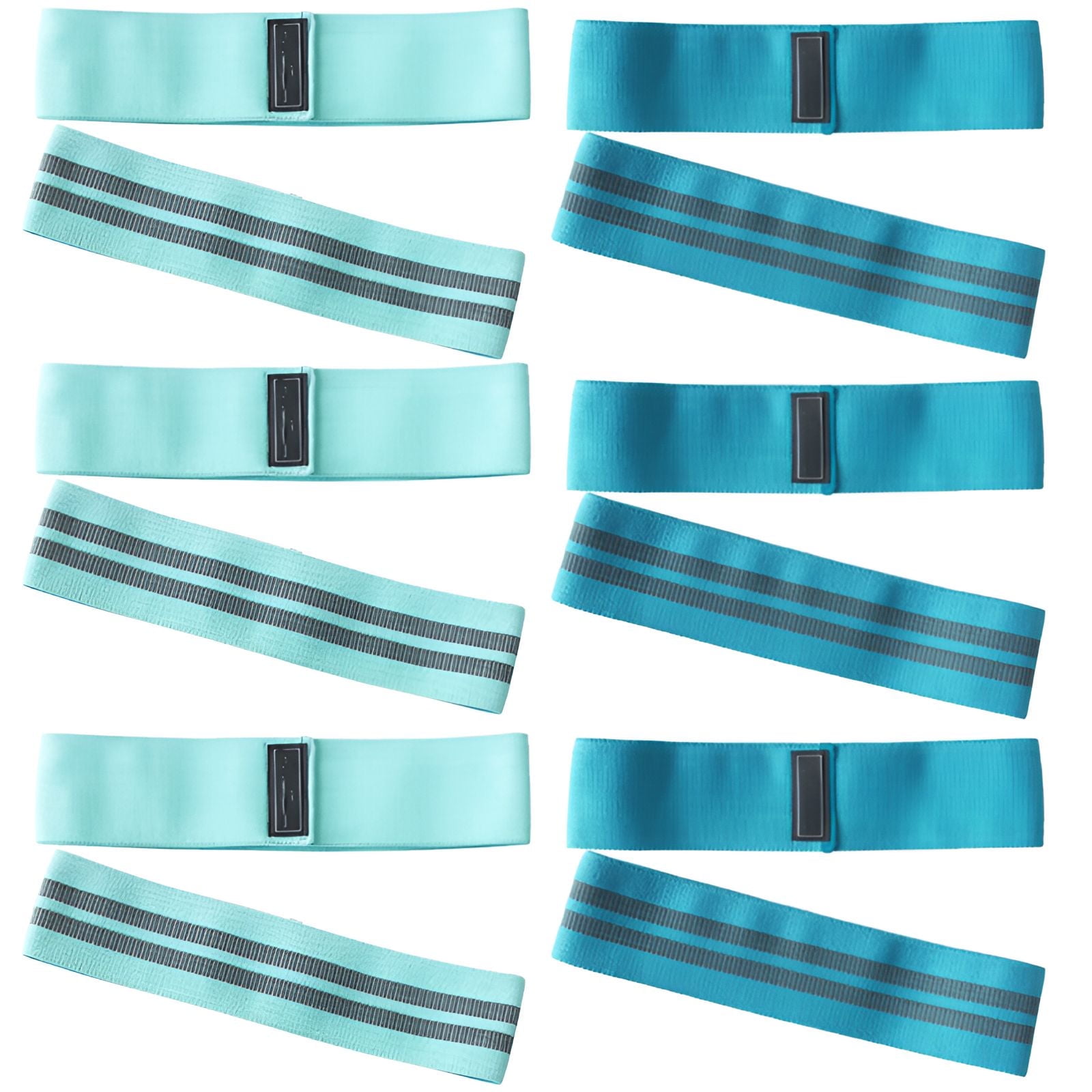 BESTSKY 6Pcs Resistance Bands,Workout Bands Resistance Bands for Working Out,Physical Therapy Exercise Bands,Combination Style1