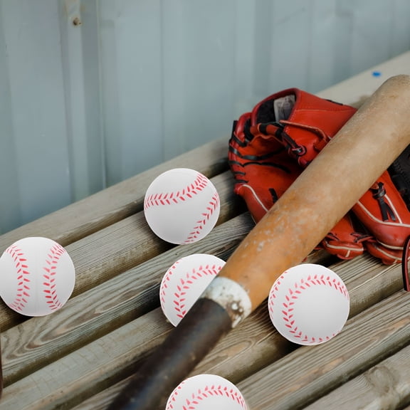 BESTSKY 6Pcs Training Softballs for Kids in 8 Inches Diameter for Practice