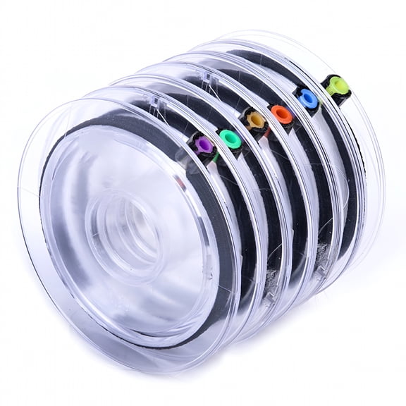 BESTSKY 6pcs Fishing Tippet Spool Fishing Tippet Line Holder Tenders Tackle