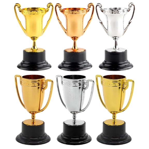BESTSKY 6pcs Mini Trophies for Awards and Rewards