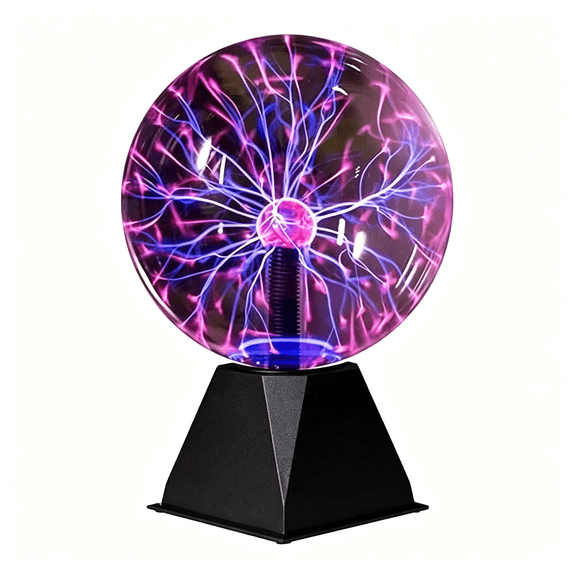 BESTSKY 7 Inch Plasma Ball,Plasma Lamp/Light,Plasma Electric Nebula Lightening Ball,Touch&Sound Sensitive,For Parties,Home,Decorations,Gift for Holiday and Birthday,Novelty