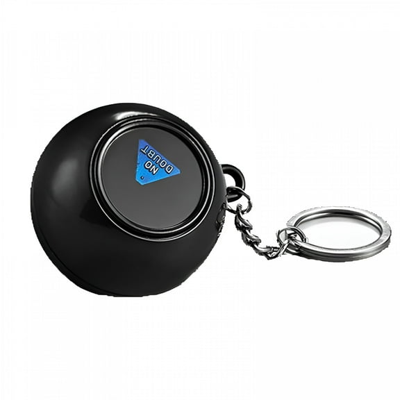 BESTSKY 8 Ball Keychain, Magic Prophecy Ball Keychain, Portable Decision Maker for Stress Relief & Fun