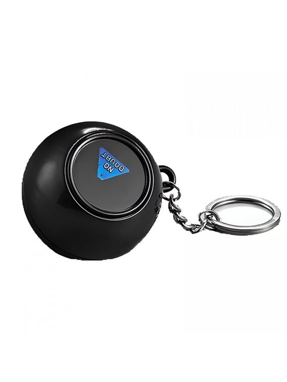 8 Ball Keychain, Magic Prophecy Ball Keychain, Portable Decision Maker for Stress Relief & Fun