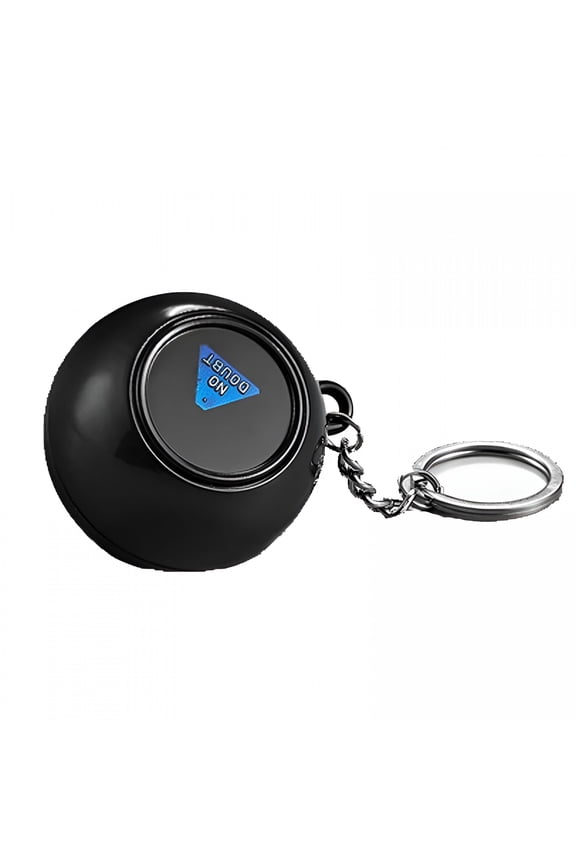 8 Ball Keychain, Magic Prophecy Ball Keychain, Portable Decision Maker for Stress Relief & Fun