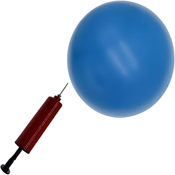 BESTSKY 8 Inch Exercise Ball, Mini Yoga Pilates Ball with Pump, Anti-Burst Small Stability Ball for Barre, Core Workout, Physical Therapy, Office Stress Relief, Blue