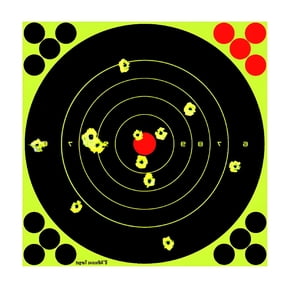 BESTSKY 8 Inch Splatterburst Targets, Adhesive Reactive Target Stickers for Shooting Range, Paper Splatter Targets for Indoor and Outdoor Shooting Practice
