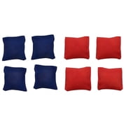 BESTSKY 8 Pcs Weather Cornhole Bean Bags,Red Blue Tossing Set