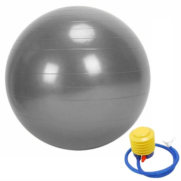 BESTSKY 85Cm Anti Burst Yoga Ball Exercise Ball, 2Mm Thick 4000Lb Tested, Slip Core Stability Balance Trainer for Home Fitness Strength Posture