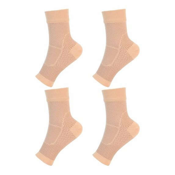 BESTSKY 8Pcs Ankle Brace High Compression Ankle Brace for Women,Comfortable Foot Sleeve for Men,Ideal for Sports and Outdoor Activities,Skin