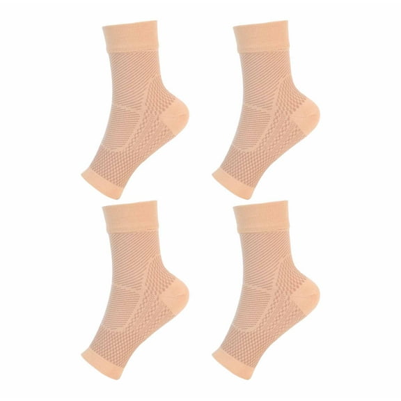 BESTSKY 8Pcs Ankle Brace High Compression Ankle Brace for Women,Comfortable Foot Sleeve for Men,Ideal for Sports and Outdoor Activities,Skin